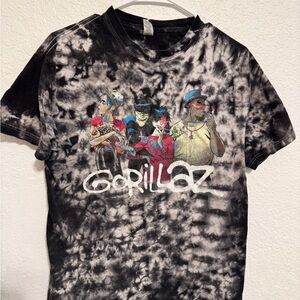 Men's Tie-Dye T-Shirt - Black and White